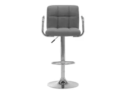 Taburete de cocina tela gris claro