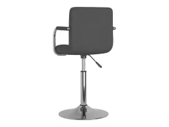 Taburete de cocina tela gris oscuro