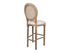 Taburete De Madera Tapizado