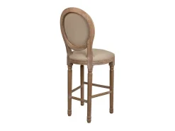 Taburete De Madera Tapizado
