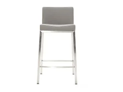 Taburete diseño 66cm gris lote de 2 EPSILON