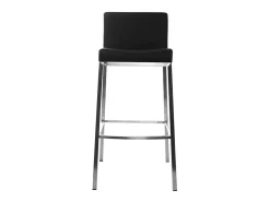 Taburete diseño 66cm negro lote de 2 EPSILON