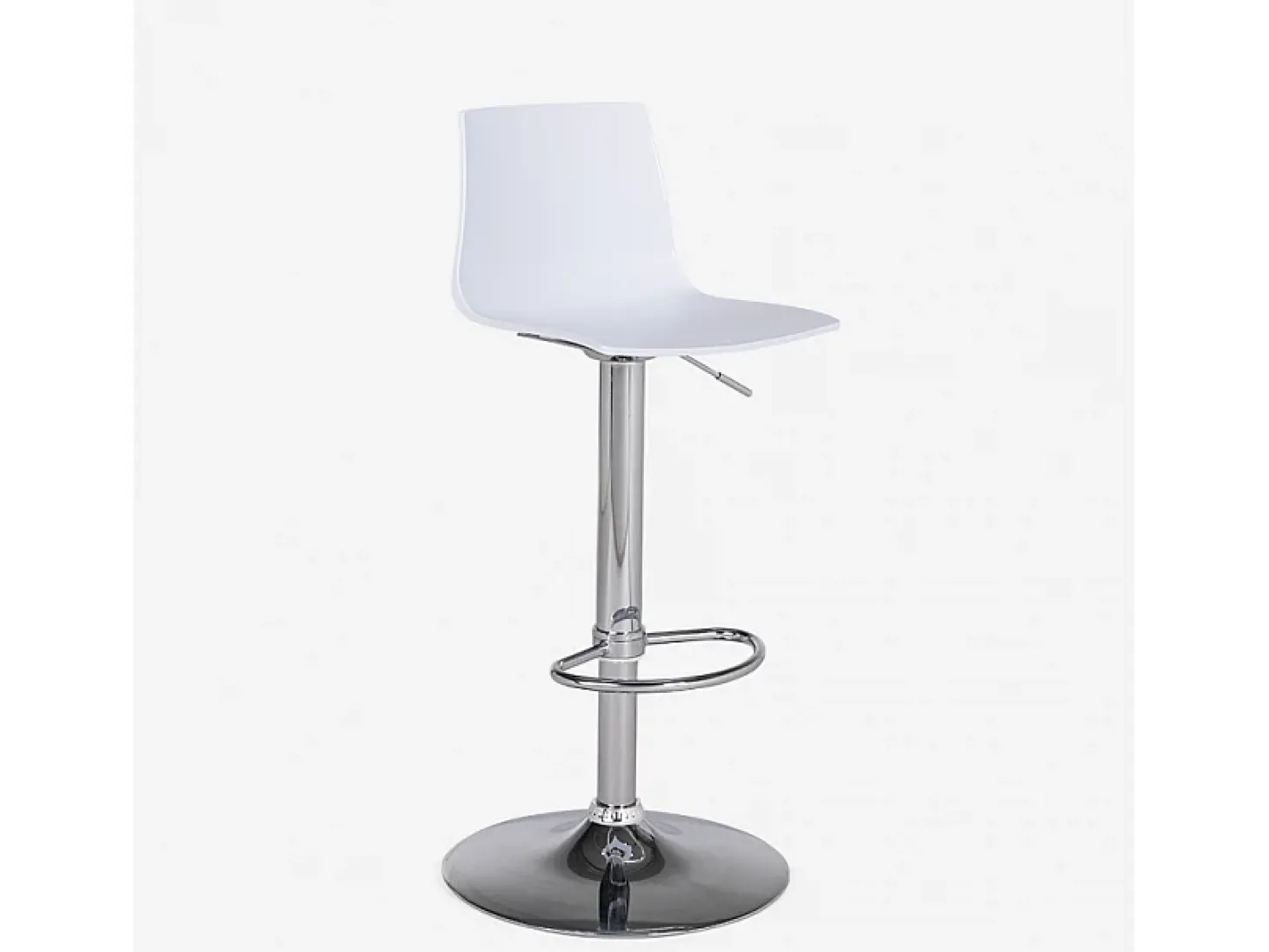 Taburete diseño mate altura regulable cocina bar Grand Soleil Imola Matt - Blanco