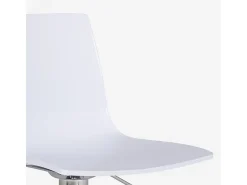 Taburete diseño mate altura regulable cocina bar Grand Soleil Imola Matt - Blanco