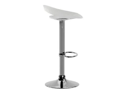 Taburete Glen de polipropileno blanco (juego de 2)