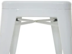 Taburete MCW-A73 (set de 2), blanco