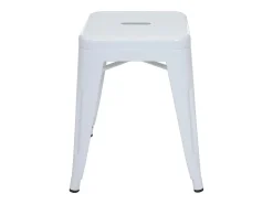 Taburete MCW-A73 (set de 2), blanco