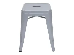 Taburete MCW-A73 (set de 2), gris