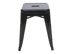 Taburete MCW-A73 (set de 2), negro
