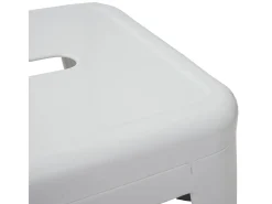 Taburete metálico MCW-A73, blanco