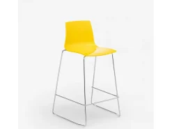 Taburete Para Bar y Cocina 64 cm Grand Soleil Mini Imola De Diseño - Amarillo
