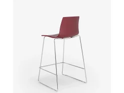 Taburete Para Bar y Cocina 64 cm Grand Soleil Mini Imola De Diseño - Bordeaux