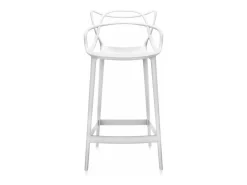 Taburete premium Beliano - Interior y exterior-Color Blanco-Altura del asiento