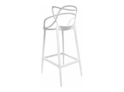 Taburete premium Beliano - Interior y exterior-Color Blanco-Altura del asiento