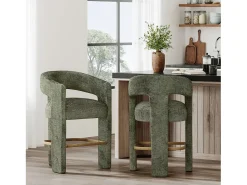 Taburete 61x89x57 cm oliva Leith LET71HO