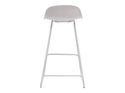 Taburetes de bar blancos A65 cm (lote de 2) ELLA