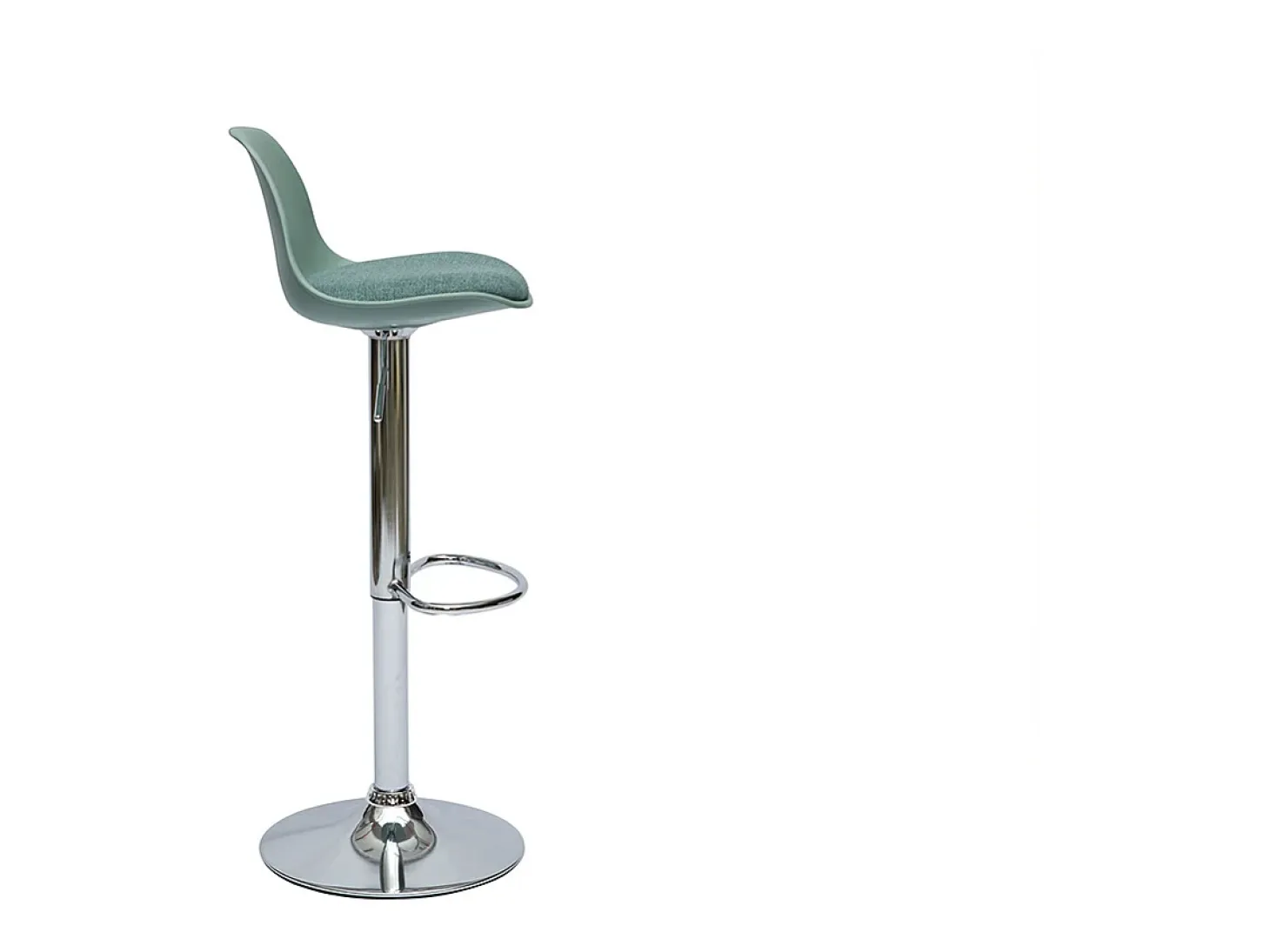 Taburetes de bar diseño verde gris (juego de 2) STEEVY
