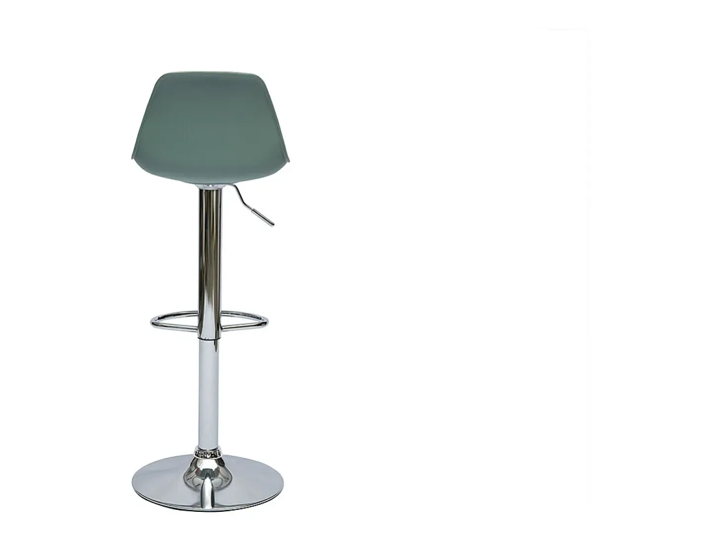 Taburetes de bar diseño verde gris (juego de 2) STEEVY