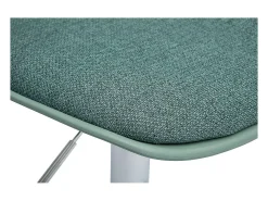 Taburetes de bar diseño verde gris (juego de 2) STEEVY