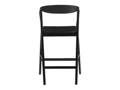 Taburetes de bar escandinavos en madera negra (lote de 2) BAHIA