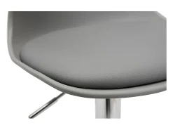 Taburetes de bar gris claro (lote de 2) STEEVY