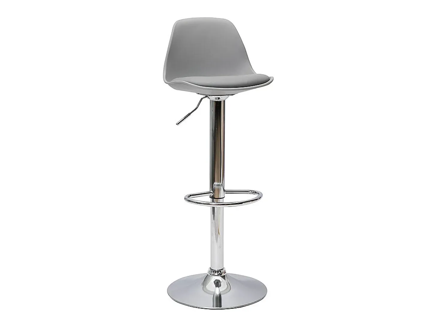 Taburetes de bar gris claro (lote de 2) STEEVY