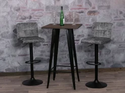 Taburetes de bar MCW-G87 (juego de 2), gris oscuro