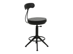 Taburetes de bar MCW-O84 (juego de 2), negro