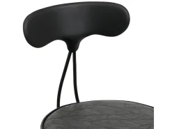 Taburetes de bar MCW-O84 (juego de 2), negro