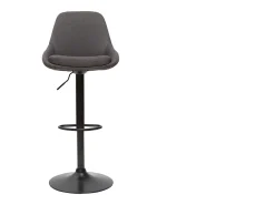Taburetes de bar modernos regulables gris oscuro (lote de 2) HOLO