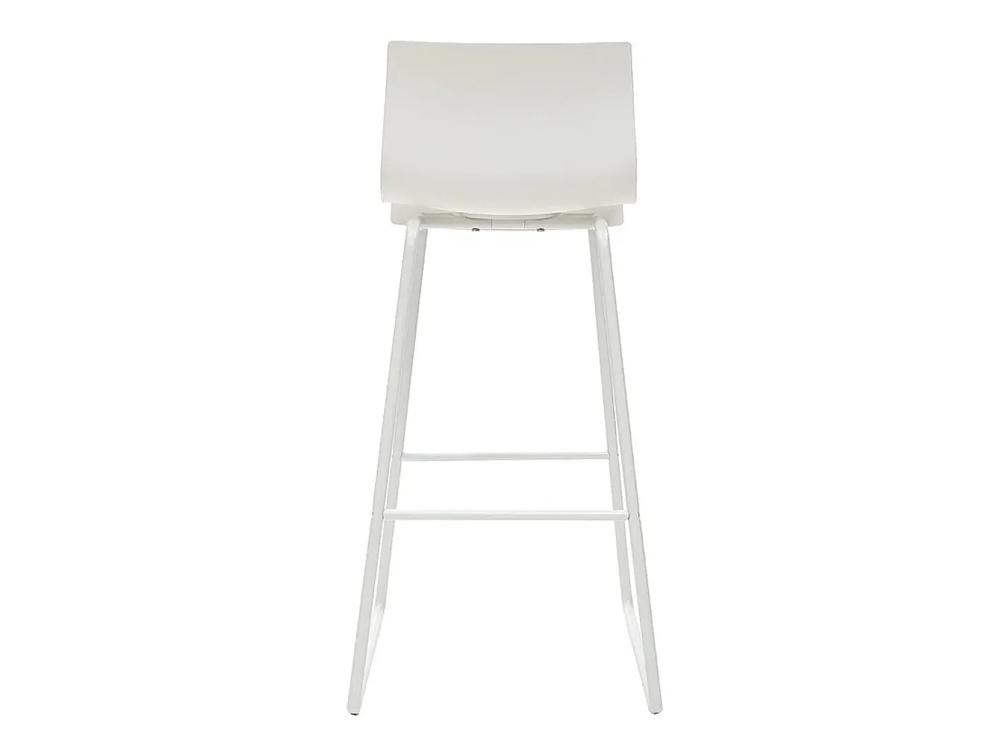 Taburetes de bar modernos blancos 76 cm (lote de 2) ONA