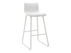 Taburetes de bar modernos blancos 76 cm (lote de 2) ONA