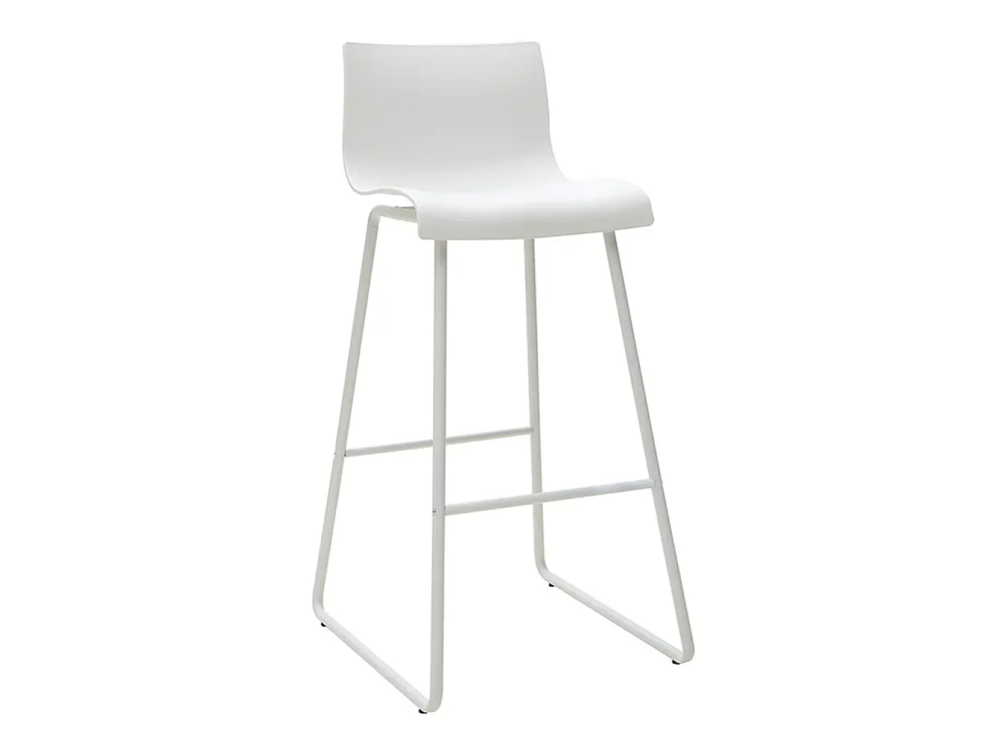Taburetes de bar modernos blancos 76 cm (lote de 2) ONA