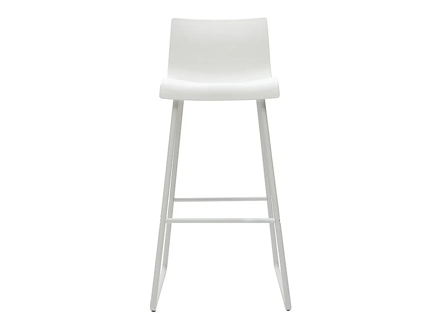 Taburetes de bar modernos blancos 76 cm (lote de 2) ONA