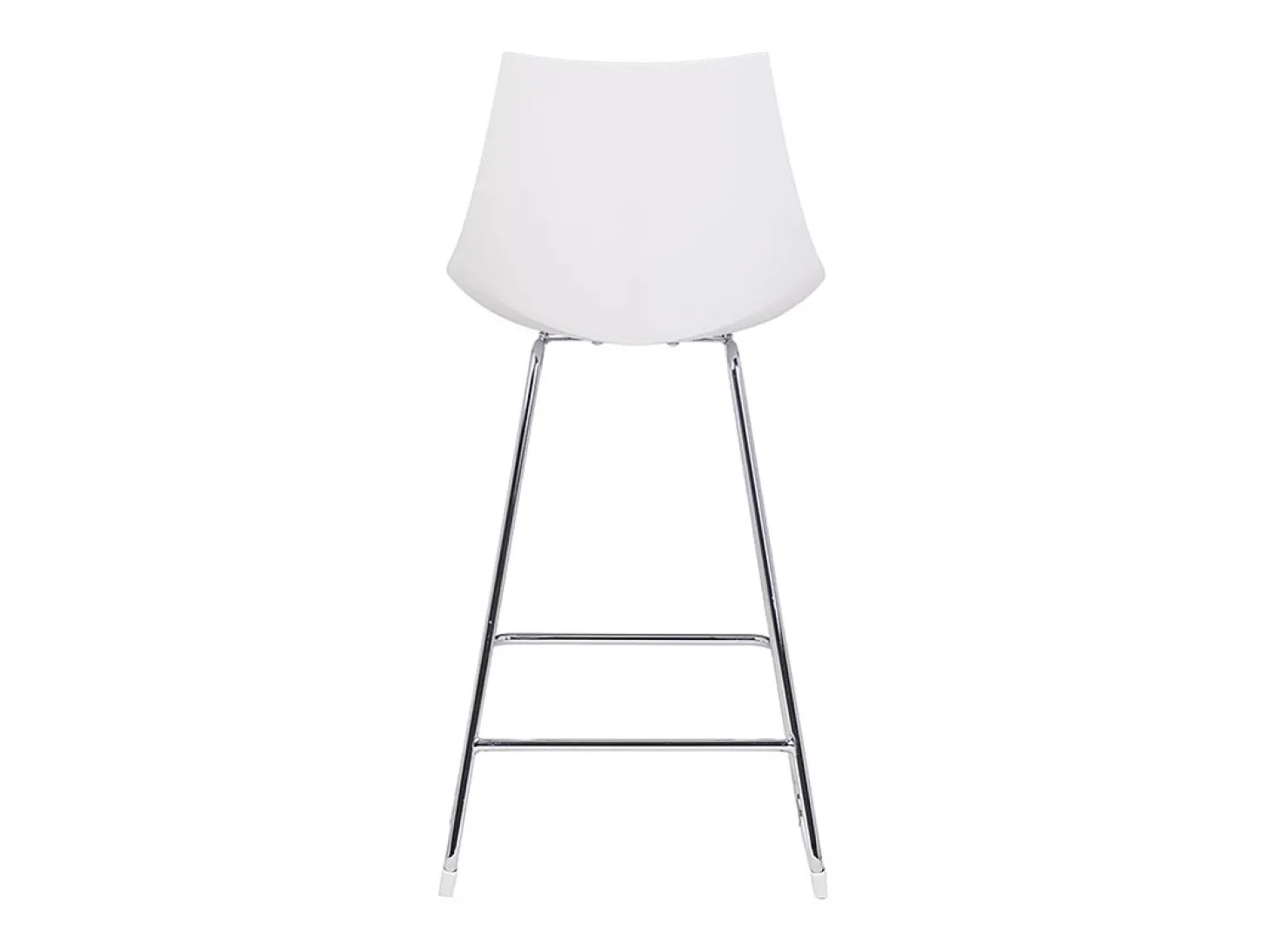 Taburetes de bar modernos blancos 65 cm (lote de 2) JUNE