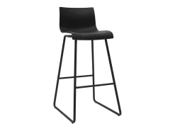 Taburetes de bar modernos negros 76 cm (lote de 2) ONA