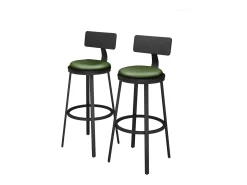 Taburetes de bar negro 34x55x102 caracas