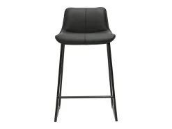 Taburetes de bar negros y metal H65 cm (lote de 2) BOOST