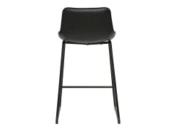 Taburetes de bar negros y metal H65 cm (lote de 2) BOOST