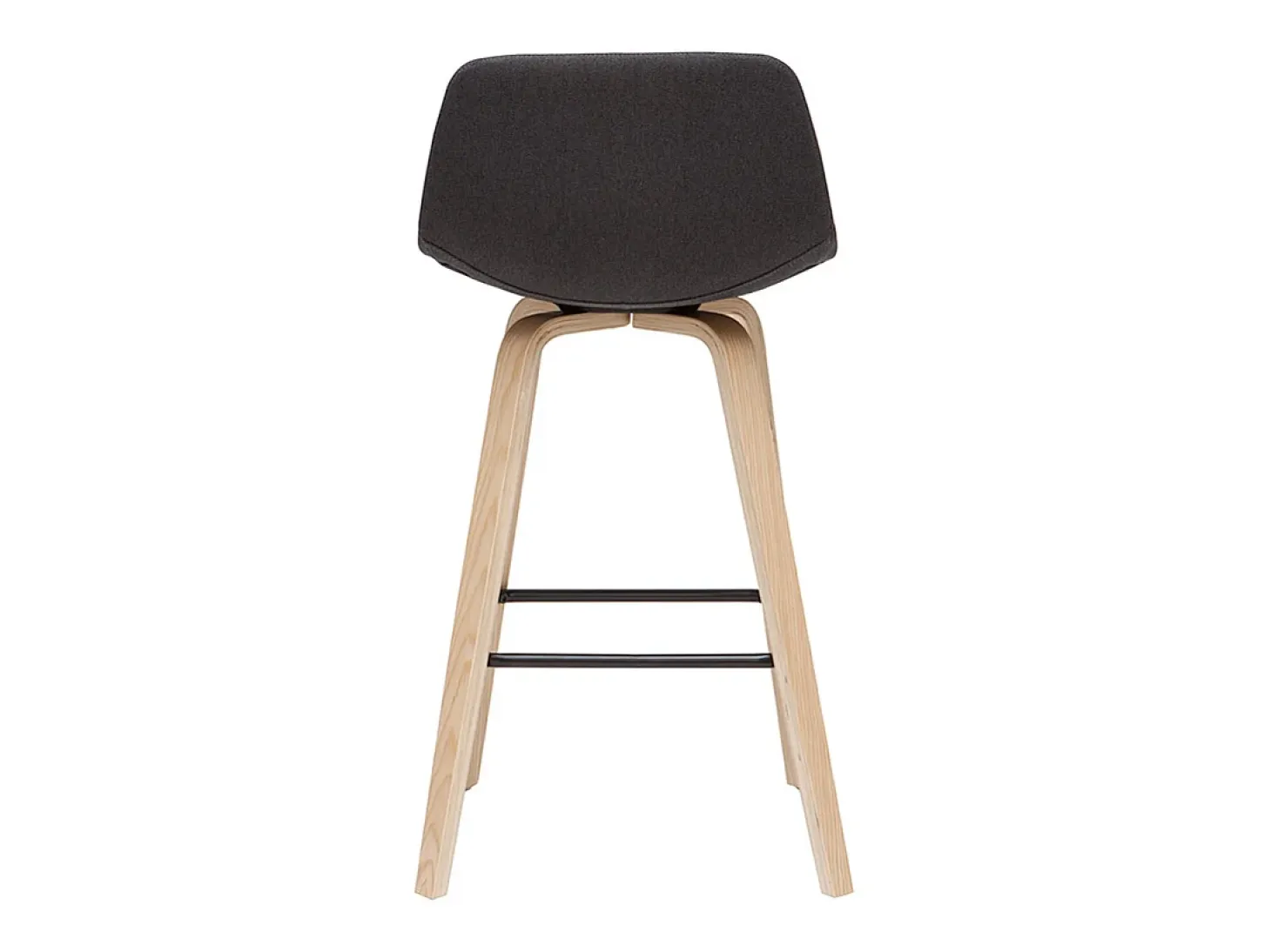Taburetes de bar nórdicos gris oscuro A65 cm (lote de 2) NONIE