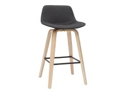 Taburetes de bar nórdicos gris oscuro A65 cm (lote de 2) NONIE