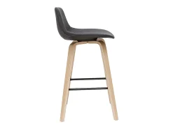 Taburetes de bar nórdicos gris oscuro A65 cm (lote de 2) NONIE