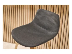Taburetes de bar nórdicos gris oscuro A65 cm (lote de 2) NONIE