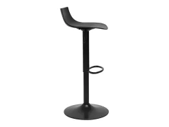 Taburetes de bar regulables en diseño negro (juego de 2) KELLY