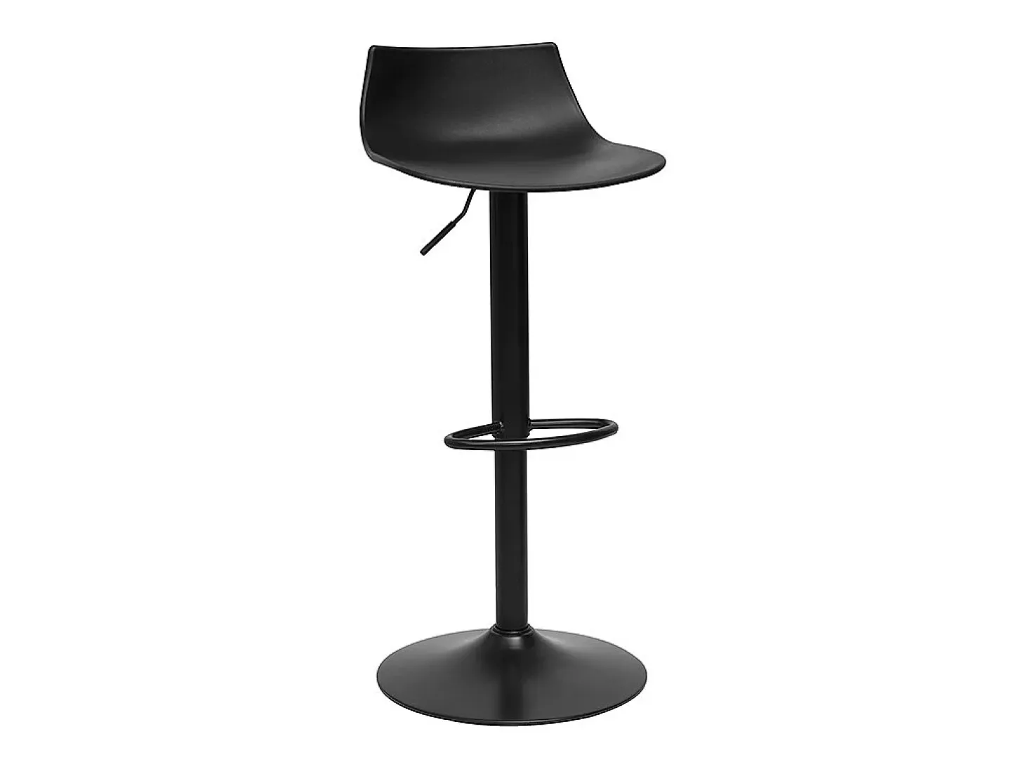 Taburetes de bar regulables en diseño negro (juego de 2) KELLY