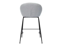 Taburetes de bar tejido gris claro 65 cm (lote de 2) SHERU
