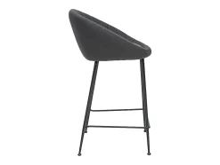 Taburetes de bar tejido gris oscuro 65 cm (lote de 2) SHERU