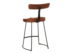 Taburetes de barra 2 uds madera maciza de mango 49x43x79 cm
