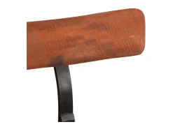 Taburetes de barra 2 uds 49x43x103 cm madera maciza de mango