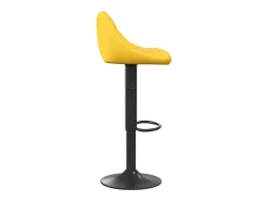 Taburetes de cocina 2 unidades terciopelo amarillo mostaza